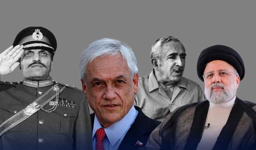 فضائی حادثات میں جان کی بازی ہارنے والے ریاستی سربراہان