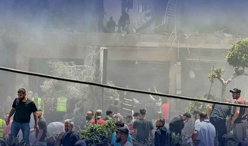 اسرائیل کا لبنانی دارالحکومت بیروت پر حملہ، 3 افراد شہید، متعدد زخمی