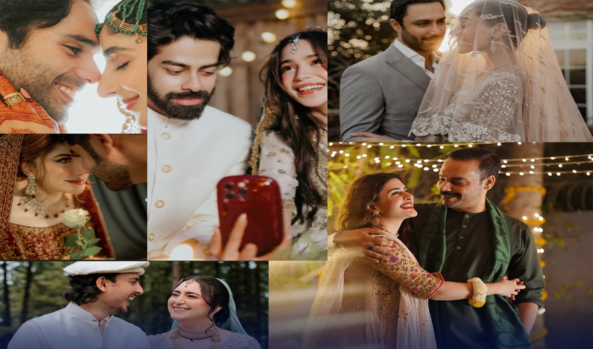سال 2025 میں شوبز انڈسٹری کے کئی مقبول ستاروں نے اپنی زندگی کے نئے سفر کا آغاز کیا